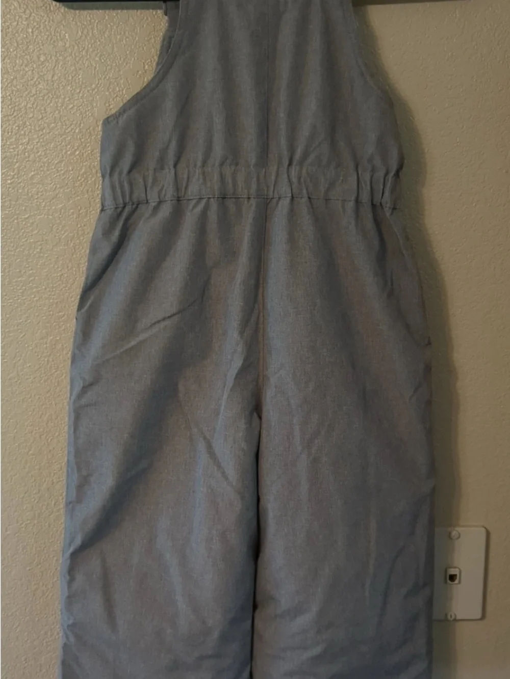 GERRY kids PERFORMANCE UNISEX SNOW BIB PANTS ADJUSTABLE SUSPENDERS GRAY Sz 5